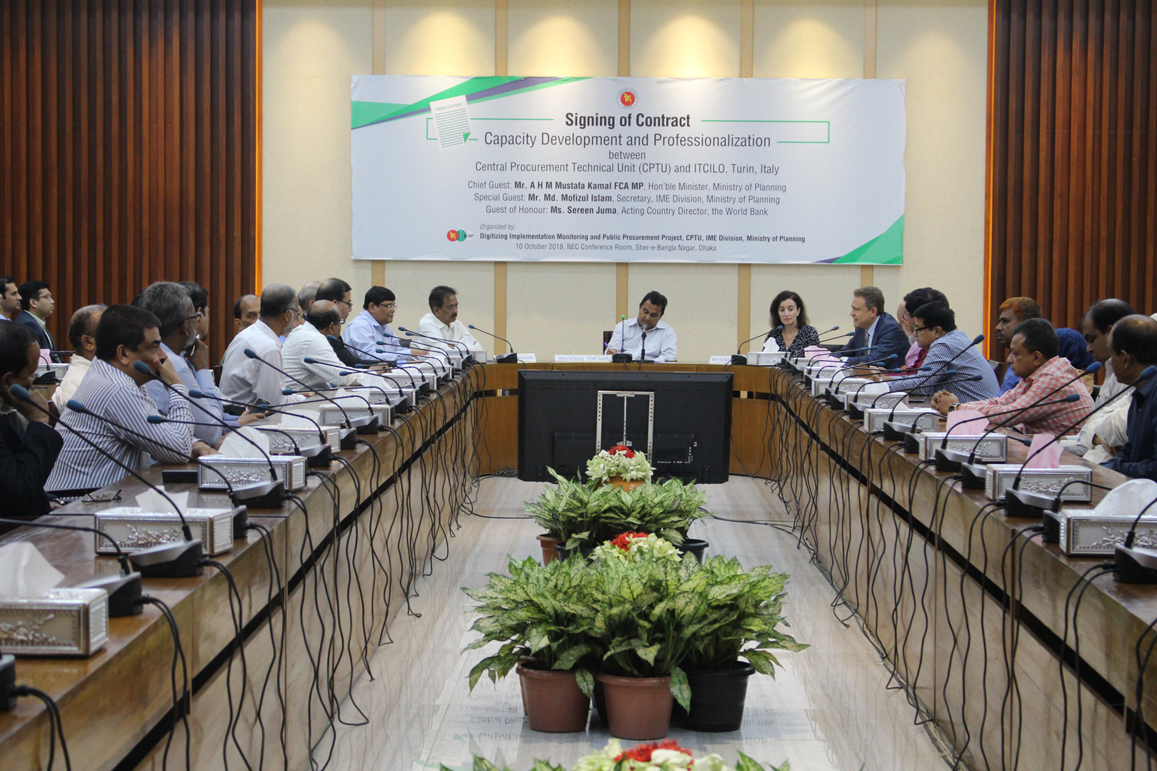 Contract Signing with ITC-ILO-Contract Signing with ITC-ILO